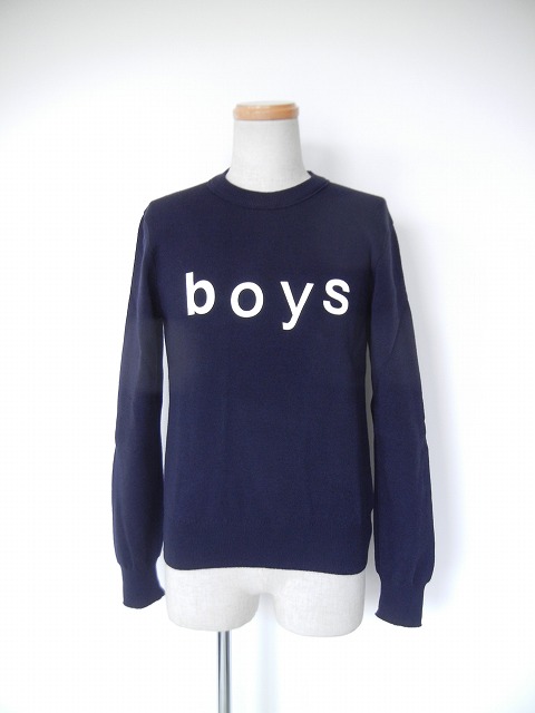 Comme des garcons shirt boys crew knit hotsell